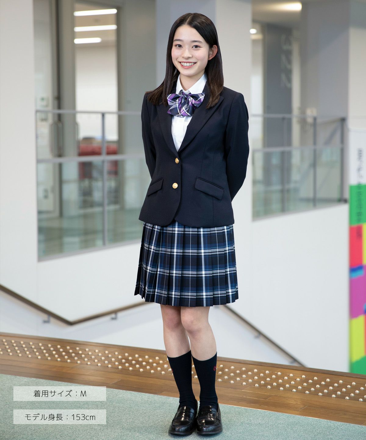 スリムブレザー(ネイビー) ARCJ-2024-01 | 原宿発の制服ブランド 