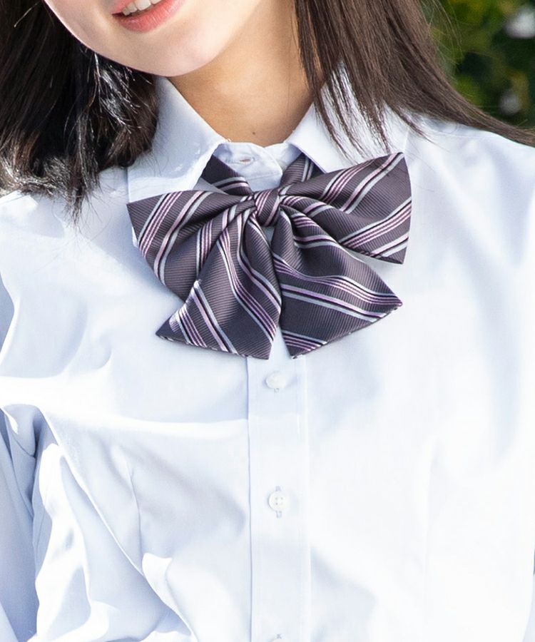 リボン (グレー×ピンク) ARCR-1015-03 | 原宿発の制服ブランド CONOMi 