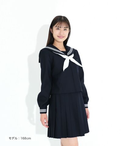冬セーラー長袖(ネイビー)ARCSL-1014-01 | 原宿発の制服ブランド