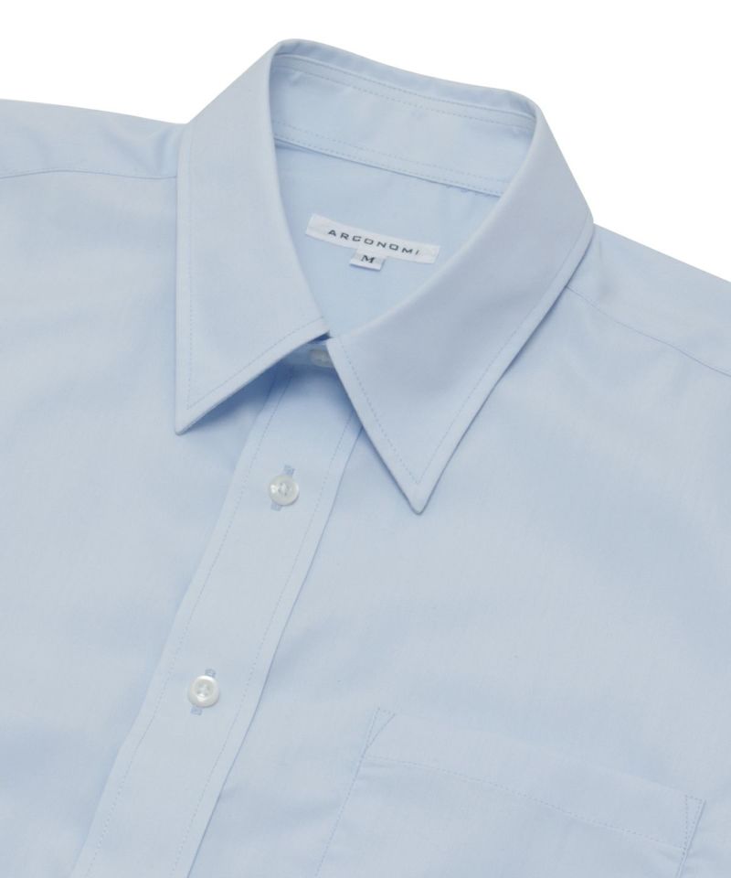 大きいサイズ3L4L5L】メンズ長袖ワイシャツ(ブルー) ARCUY-1014-09