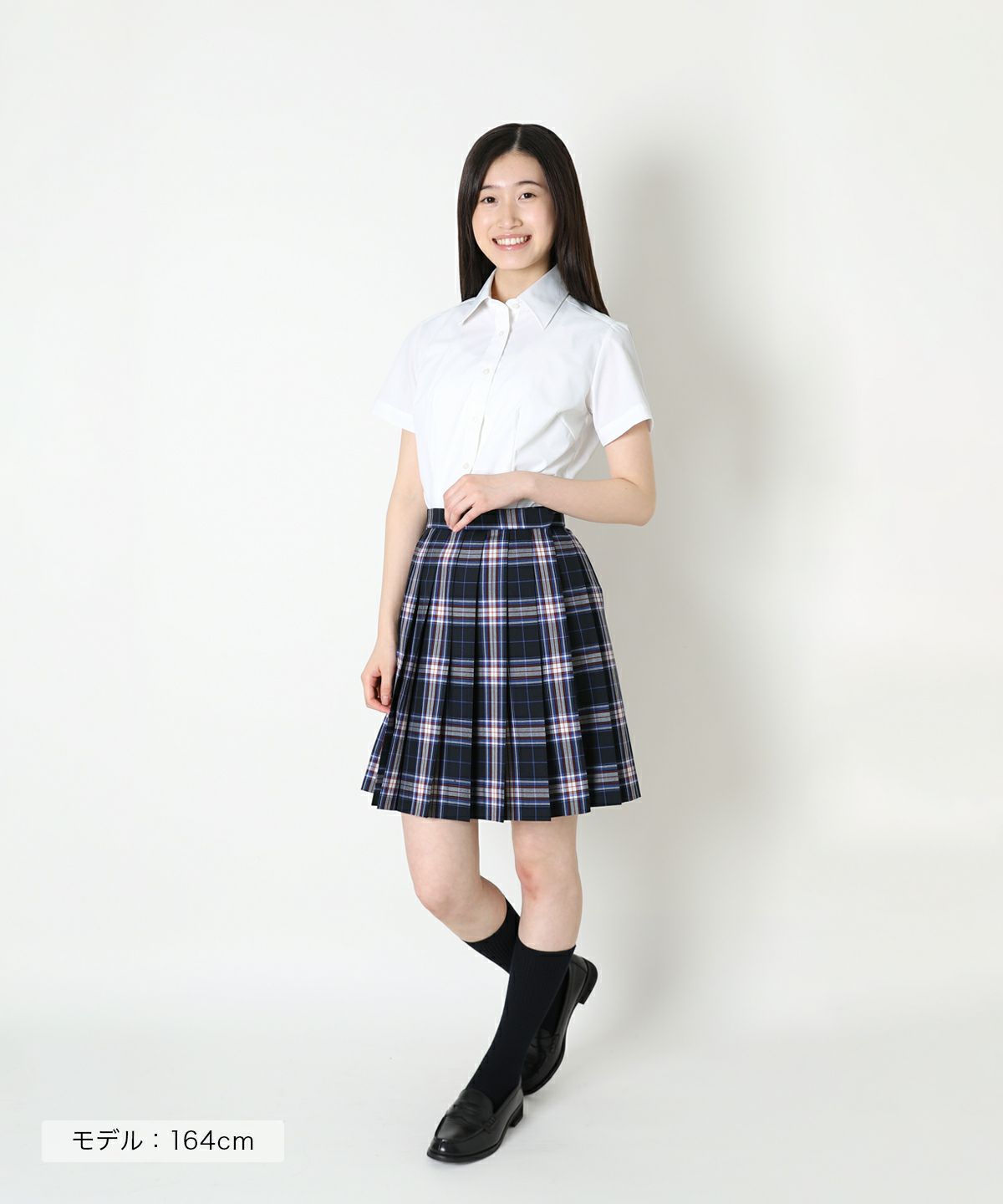 サマースカート】ネイビー×ブルーレッド ARCS-2018 | 原宿発の制服