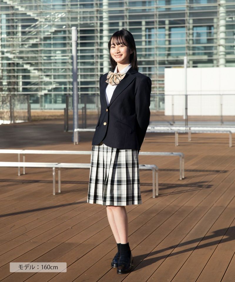 ホワイト×グレー（ロング丈） ARCS-1094L58 | 原宿発の制服