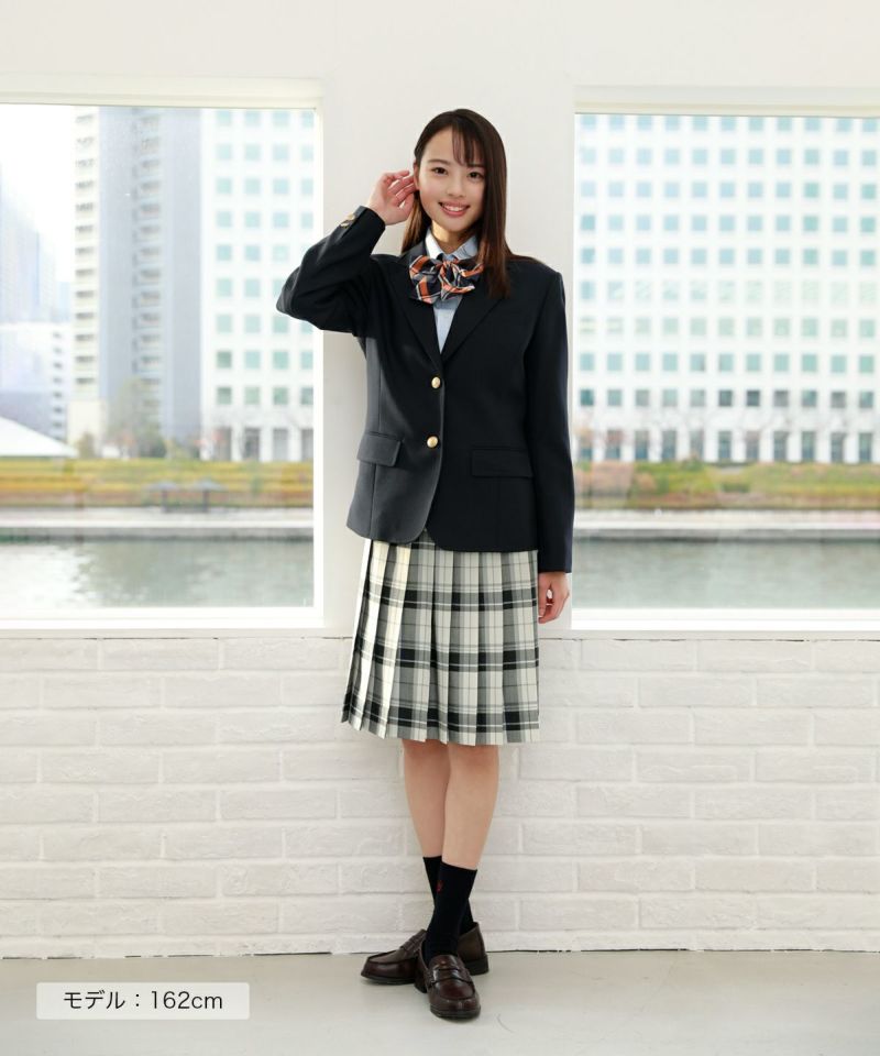 ホワイト×グレー（ロング丈） ARCS-1094L58 | 原宿発の制服